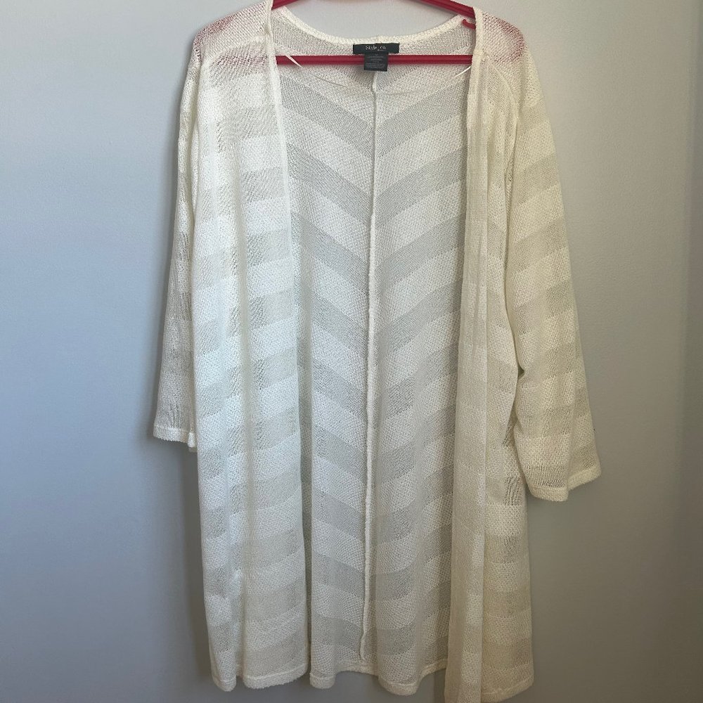 Style and Co off white sweater